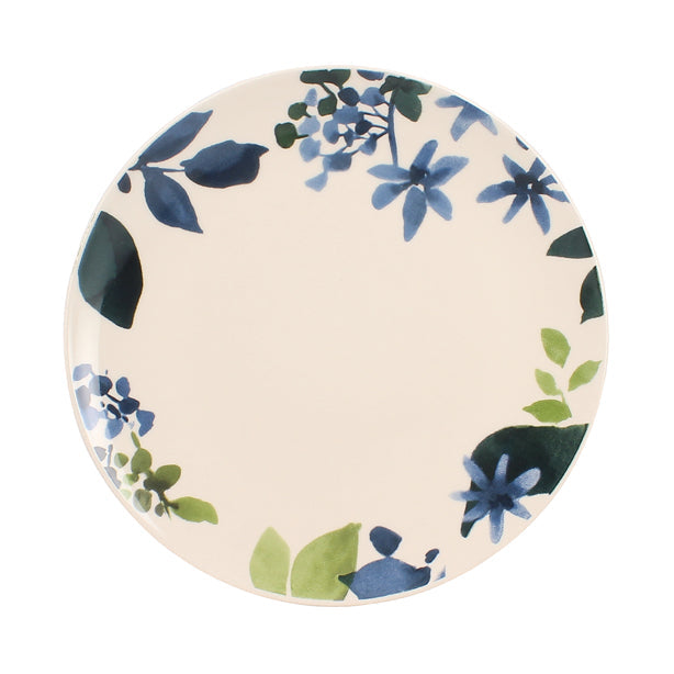 ASSIETTE PLATE BLEUET 26CM EN GRÈS – Assiette – HygiRéa