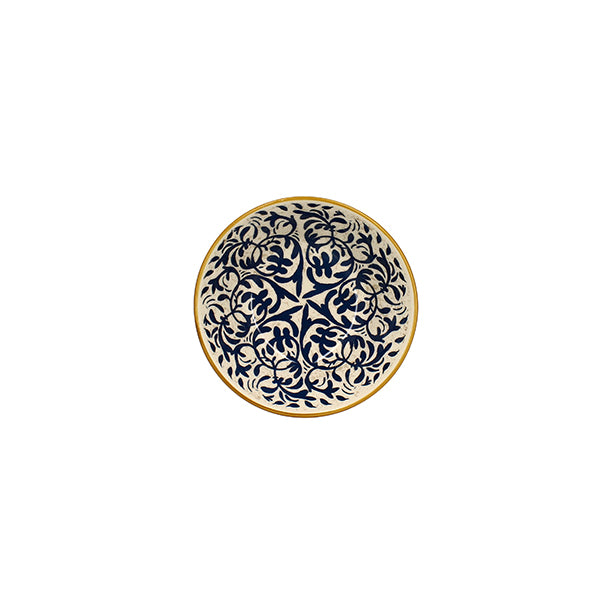 COUPELLE HÉRACLÉE 500ML EN GRÈS DÉCOR BLEU – Complément table – HygiRéa