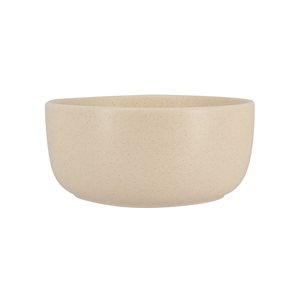 ASSIETTE COUPE ARITA 15CM EN GRÈS BEIGE – Assiette – HygiRéa