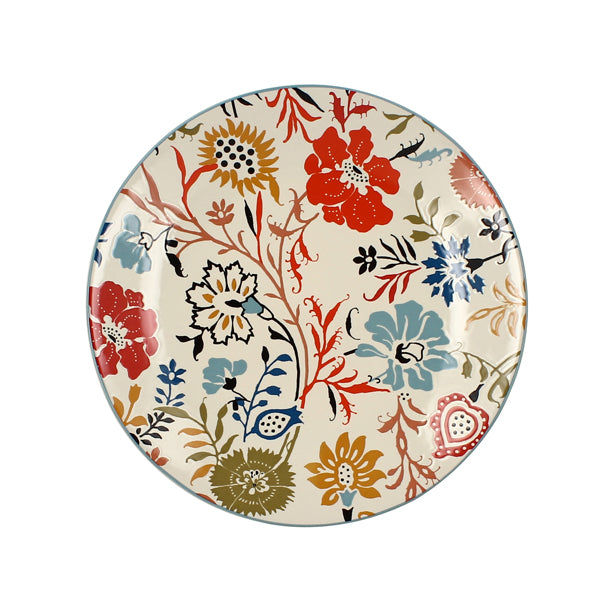 ASSIETTE PLATE JAIPUR 27CM EN GRÈS – Assiette – HygiRéa