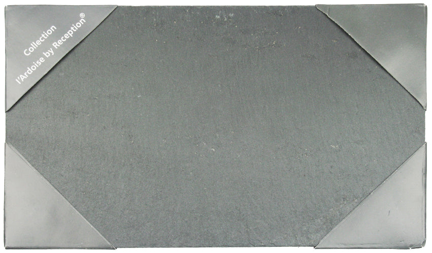 ASSIETTE ARDOISE RECTANGULAIRE NATURELLE 30X20CM – Assiette – HygiRéa