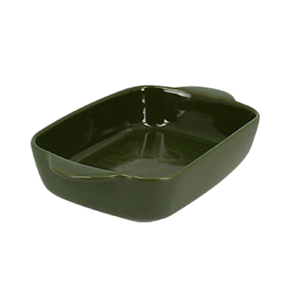 PLAT À FOUR OCTAVE RECTANGLE 22X13.5CM 500ML EN GRÈS VERT – Cuisson au four – HygiRéa