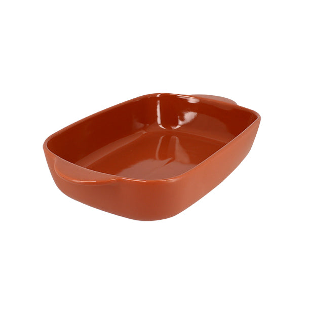 PLAT À FOUR OCTAVE RECTANGLE 33X20CM 2.2L EN GRÈS TERRACOTTA – Cuisson au four – HygiRéa