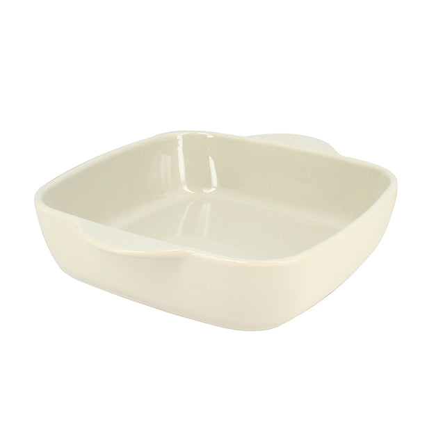 PLAT À FOUR OCTAVE CARRÉ 24CM 1.2L EN GRÈS BEIGE – Cuisson au four – HygiRéa