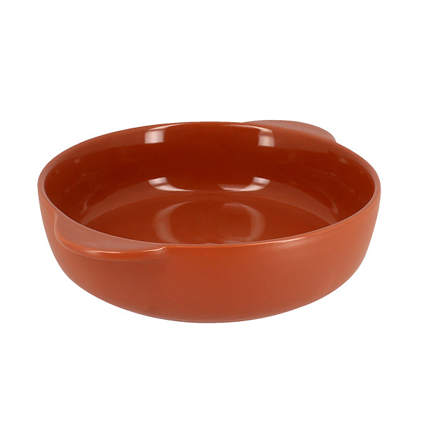 PLAT À FOUR OCTAVE ROND 20CM 950ML EN GRÈS TERRACOTTA – Cuisson au four – HygiRéa