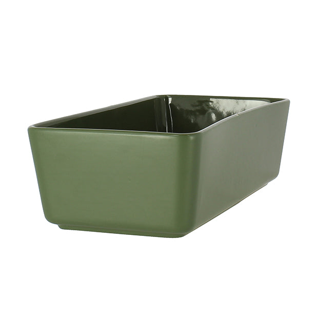 MOULE À CAKE OCTAVE 27X13.5CM EN GRÈS VERT – Cuisson au four – HygiRéa