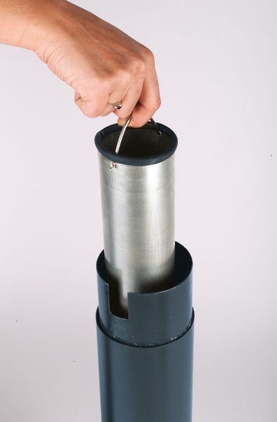 Cendrier dôme sur pied 3L – Cendrier Totem – HygiRéa