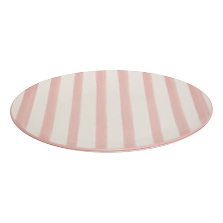 Assiette plate Charlie diam 27 cm rose