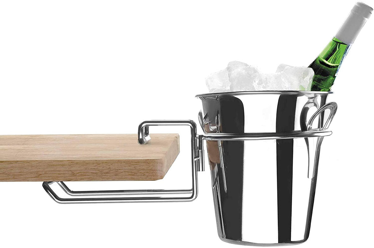 SUPPORT SEAU CHAMPAGNE LONGEUR 20CM REF 62479 DIAMETRE 20CM – Accessoire du bar – HygiRéa