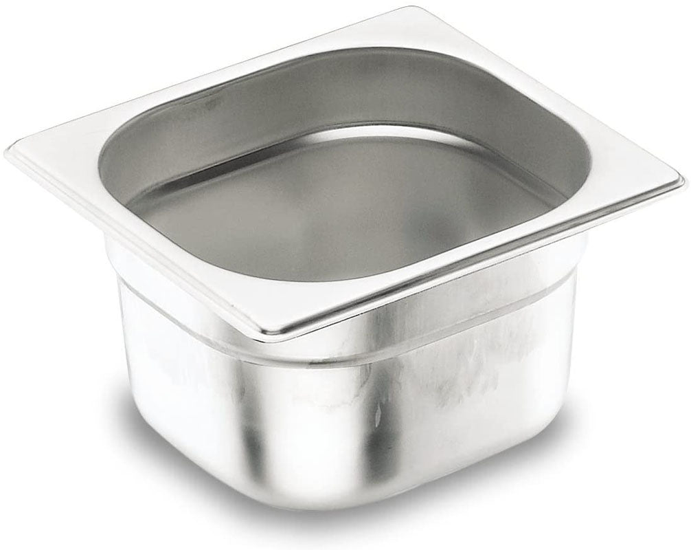 BAC GN 1/6 INOX HAUTEUR 10CM 66610Z – Préparation culinaire – HygiRéa