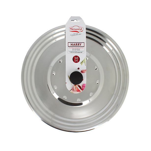 COUVERCLE ANTIGRAS HARRY 30CM EN INOX 05602 – Couvercle – HygiRéa