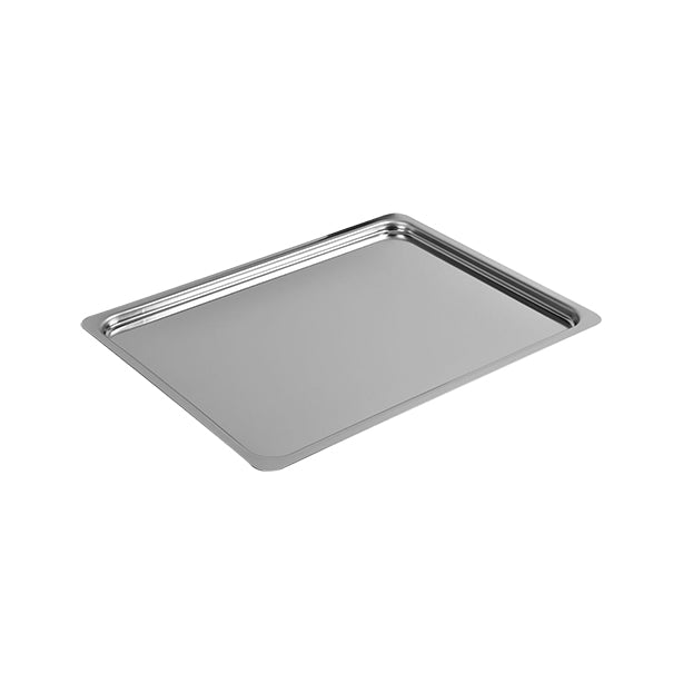 PLATEAU RECTANGLE 40X31CM EN ACIER INOXYDABLE – Accessoire de table – HygiRéa