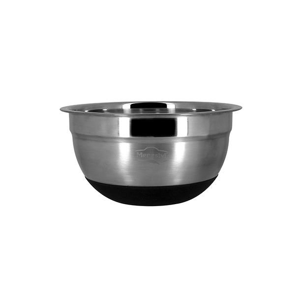 BOL À MÉLANGER EN ACIER INOXYDABLE 18CM 1.3L ANTI DÉRAPANT – Préparation culinaire – HygiRéa