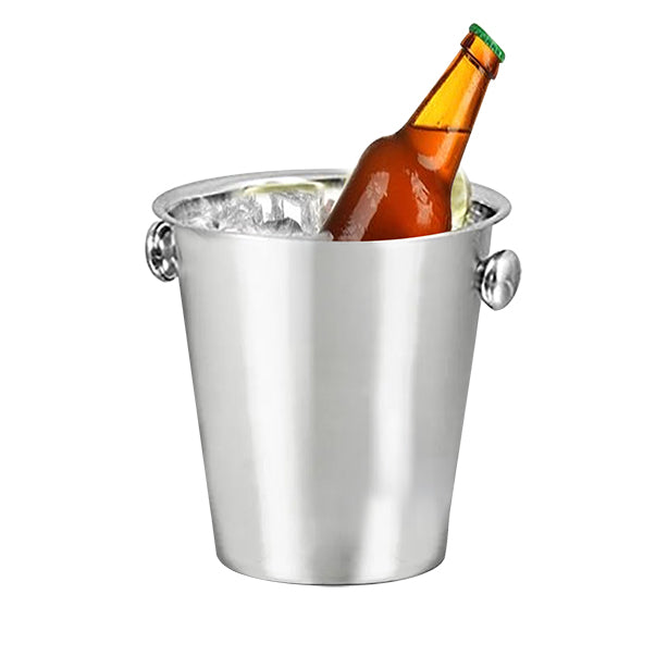 SEAU À GLACE DIAMÈTRE 20CM EN ACIER INOXYDABLE – Accessoire du bar – HygiRéa