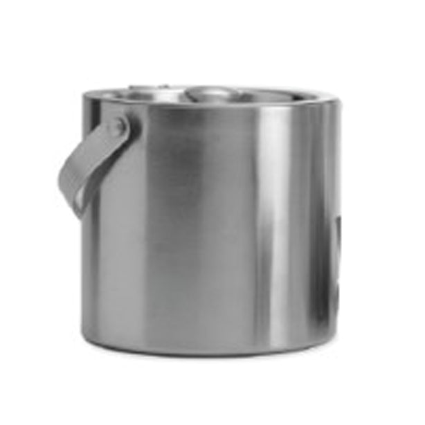 SEAU À GLACE 1.5L EN ACIER INOXYDABLE DOUBLE PAROI AVEC COUVERCLE – Accessoire du bar – HygiRéa