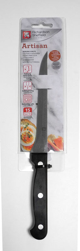 COUTEAU À DÉSOSSER ARTISAN 3 RIVETS LAME 15CM – Ustensile de découpe – HygiRéa