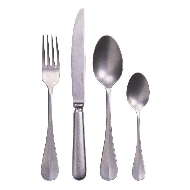 COUTEAU DE TABLE BAGUETTE VINTAGE EN ACIER INOXYDABLE 23CM – Couvert – HygiRéa