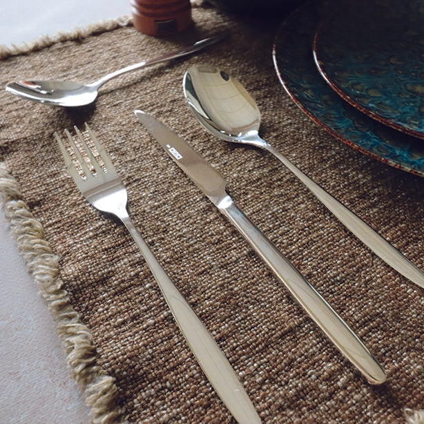 FOURCHETTE DE TABLE ATHENA 21CM EN ACIER INOXYDABLE – Couvert – HygiRéa