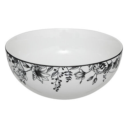 Saladier White floral diam 23 cm