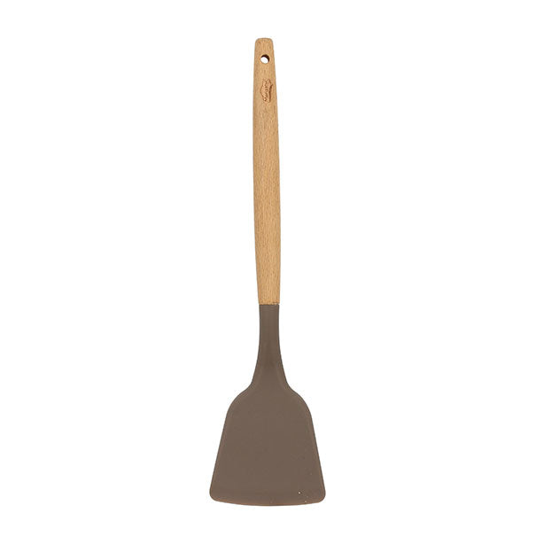 SPATULE ELIOTT EN SILICONE AVEC MANCHE EN BOIS DE HÊTRE – Ustensile – HygiRéa