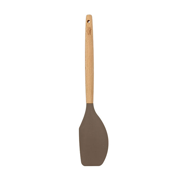 SPATULE MARYSE ELIOTT EN SILICONE AVEC MANCHE EN BOIS DE HÊTRE – Ustensile – HygiRéa