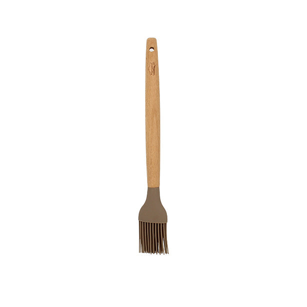 PINCEAU ELIOTT EN SILICONE AVEC MANCHE EN BOIS DE HÊTRE – Ustensile – HygiRéa