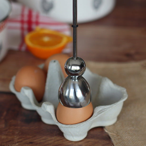 TOQUEUR A OEUF EN ACIER INOXYDABLE – Gadget de cuisine – HygiRéa