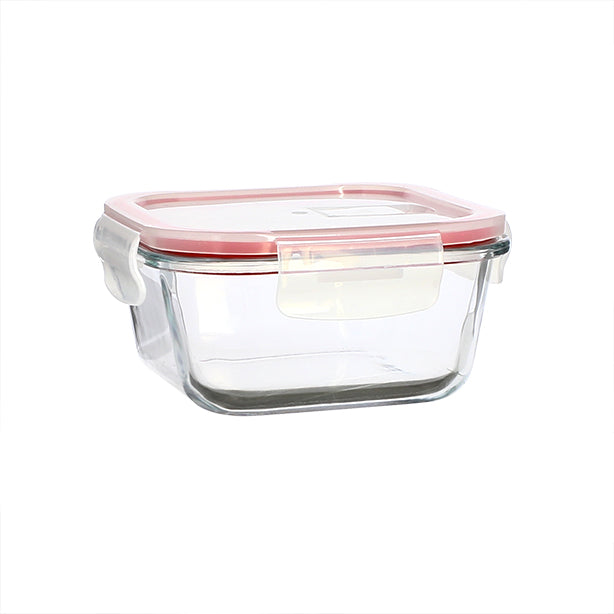 BOITE HERMÉTIQUE CARRE + COUVERCLE 500ML CLÉMENTINE – Conservation – HygiRéa