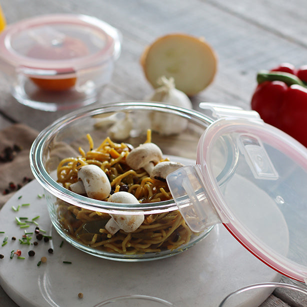 BOITE HERMÉTIQUE RONDE + COUVERCLE 370ML CLÉMENTINE – Conservation – HygiRéa