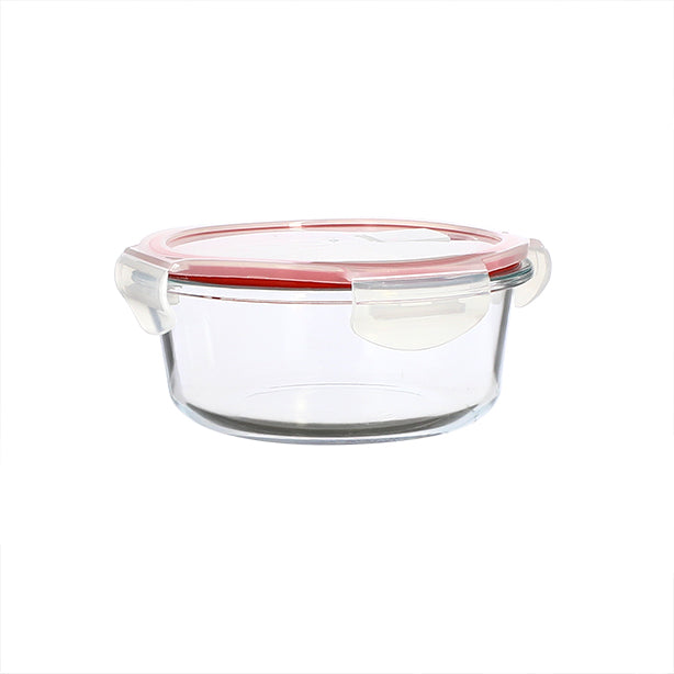 BOITE HERMÉTIQUE RONDE + COUVERCLE 640ML CLÉMENTINE – Conservation – HygiRéa