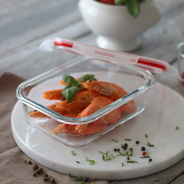 BOITE HERMÉTIQUE 1500ML RECTANGULAIRE +COUVERCLE CLÉMENTINE – Conservation – HygiRéa