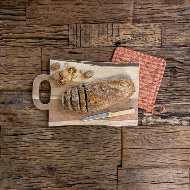 PLANCHE À DÉCOUPER WOOD EN BOIS D'ACACIA 40X24.5CM – Planche – HygiRéa