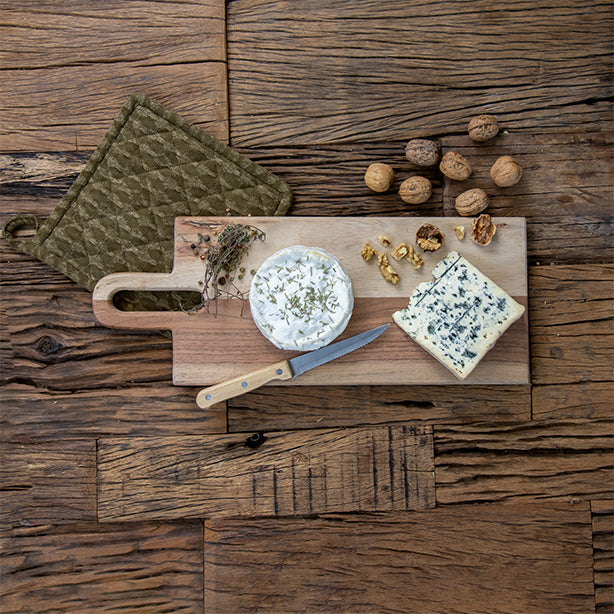 PLANCHE À DÉCOUPER WOOD EN BOIS D'ACACIA 45X17CM – Planche – HygiRéa