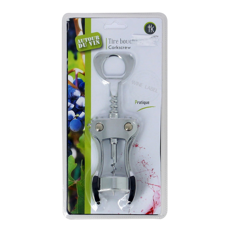 TIRE BOUCHON LEVIER EN MÉTAL – Accessoire du vin – HygiRéa