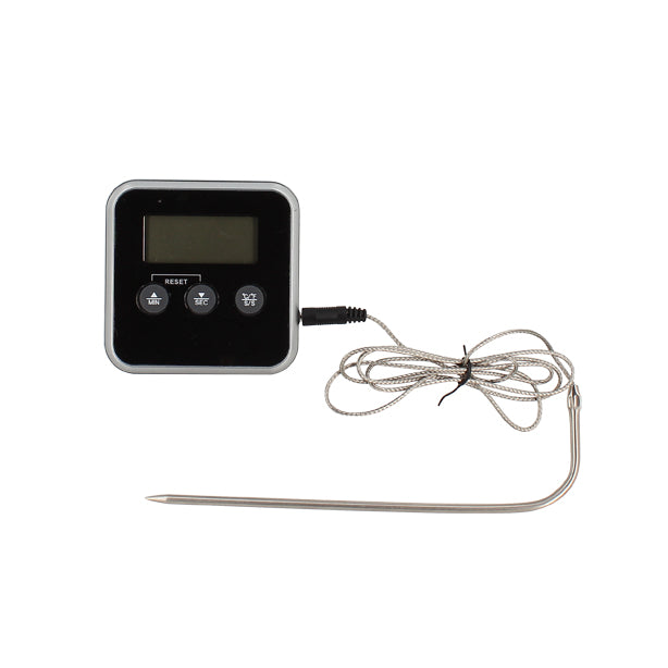 THERMOMÈTRE DE CUISSON ORIANE À SONDE ÉLECTRONIQUE CARRÉ – Gadget de cuisine – HygiRéa