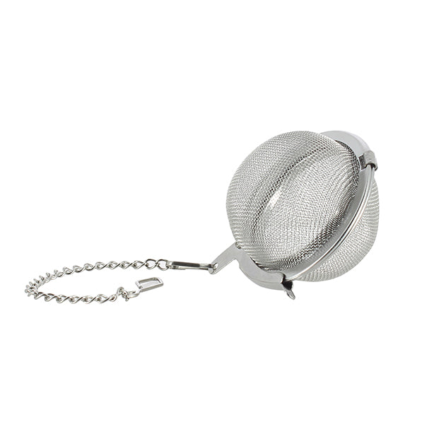 BOULE À THÉ XL 4.5CM EN ACIER INOXYDABLE AVEC CHAINETTE – Café et thé – HygiRéa