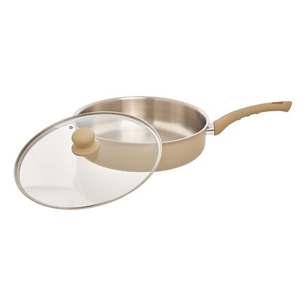 Sauteuse Solstice diam 28 cm inox et aluminium