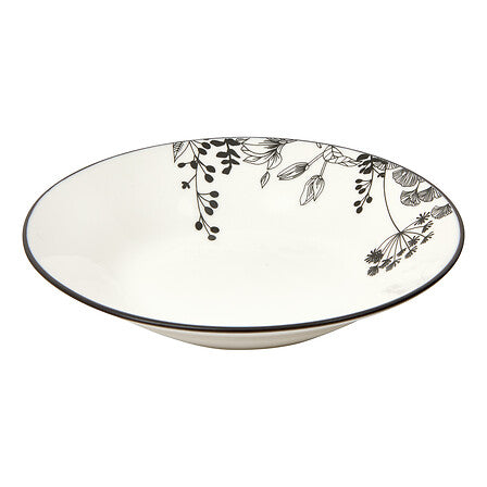 Assiette creuse White Floral diam 20 cm