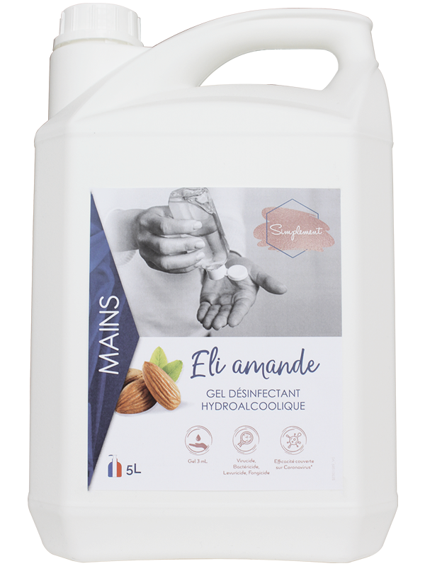 GEL HYDROALCOOLIQUE ELI AMANDE – GEL HYDROALCOOLIQUE – HygiRéa