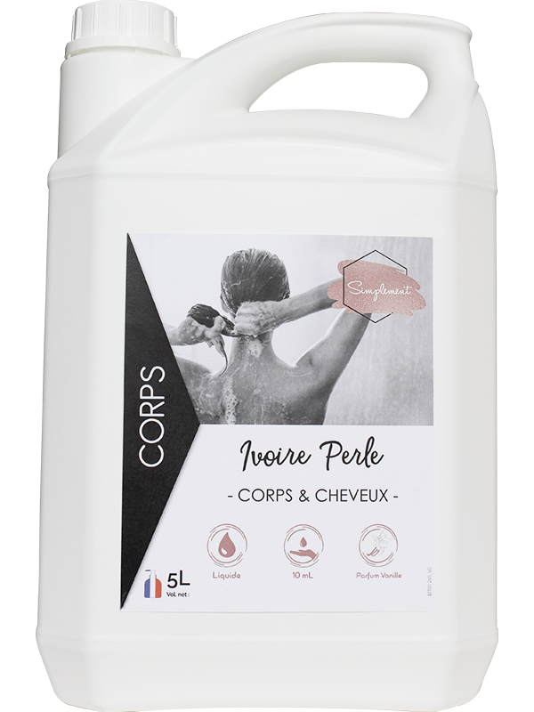 GEL DOUCHE IVOIRE PERLE PARFUM VANILLE – GEL DOUCHE – HygiRéa
