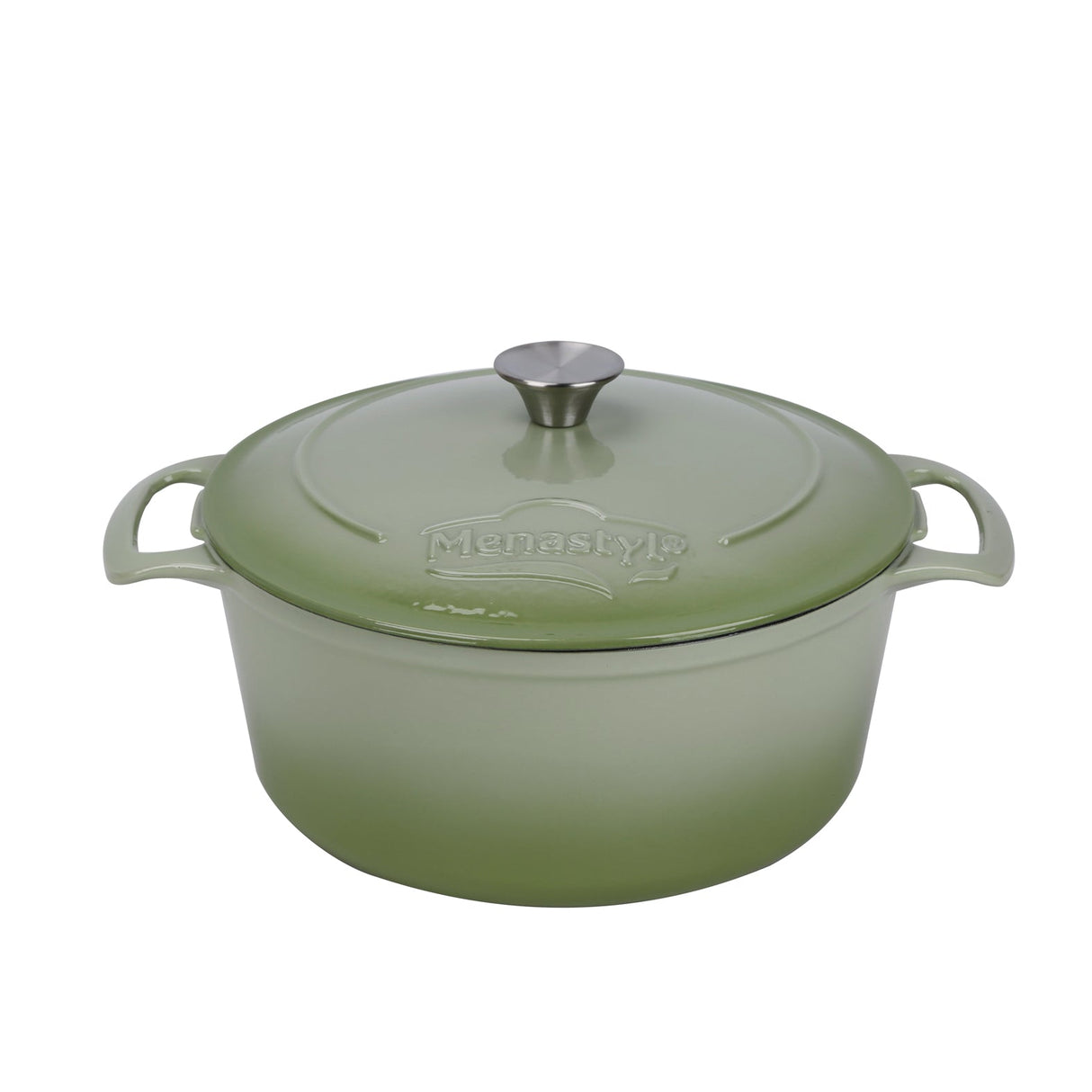 COCOTTE COLETTE RONDE 7L 29CM EN FONTE ÉMAILLÉ VERT – Faitout, traiteur et marmite – HygiRéa
