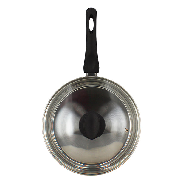 SAUTEUSE FIRST 24CM EN ACIER INOXYDABLE AVEC COUVERCLE – Poêle, poêlon et sauteuse – HygiRéa
