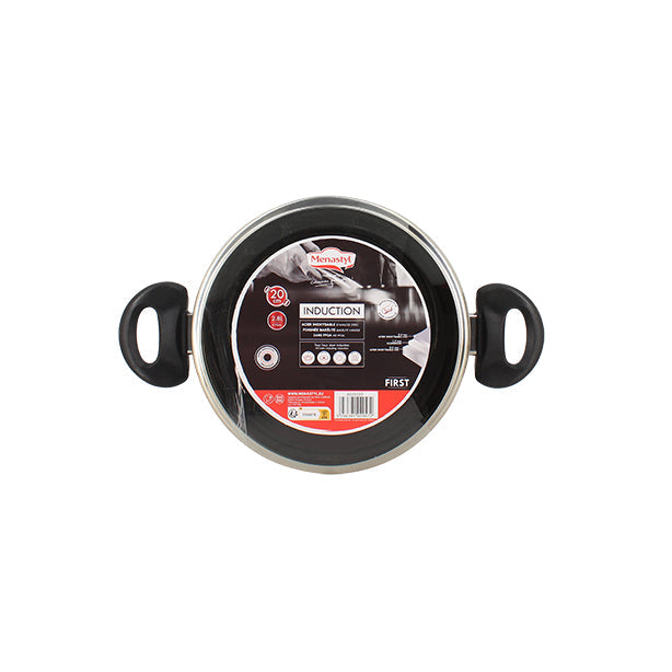 FAITOUT FIRST 20CM EN ACIER INOXYDABLE AVEC COUVERCLE – Faitout, traiteur et marmite – HygiRéa