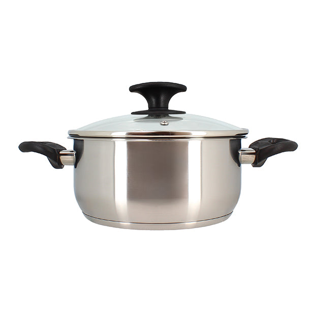 FAITOUT FIRST 20CM EN ACIER INOXYDABLE AVEC COUVERCLE – Faitout, traiteur et marmite – HygiRéa