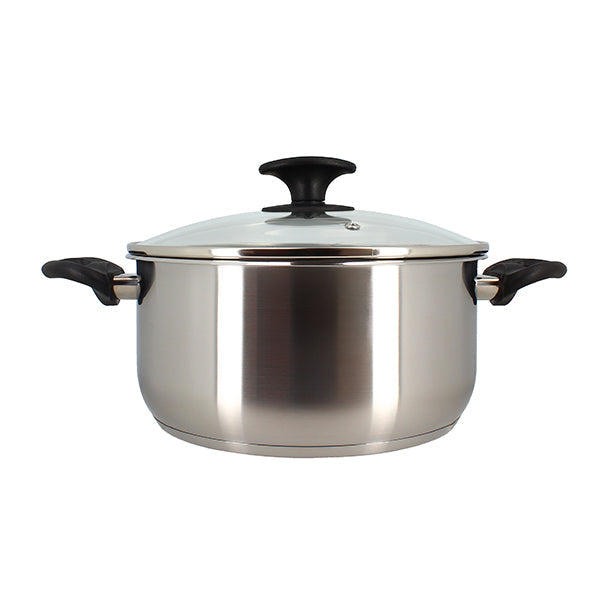 FAITOUT FIRST 24CM EN ACIER INOXYDABLE AVEC COUVERCLE – Faitout, traiteur et marmite – HygiRéa