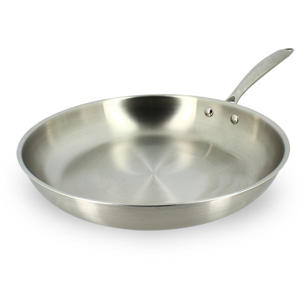 POÊLE TRIPLY 32CM EN ACIER INOXYDABLE – Poêle, poêlon et sauteuse – HygiRéa