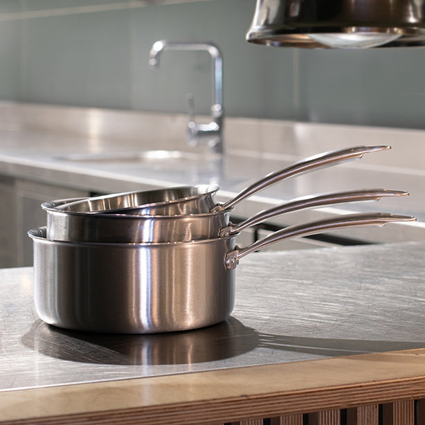 CASSEROLE TRIPLY 16CM EN ACIER INOXYDABLE FABRIQUÉE EN FRANCE – Casserole – HygiRéa