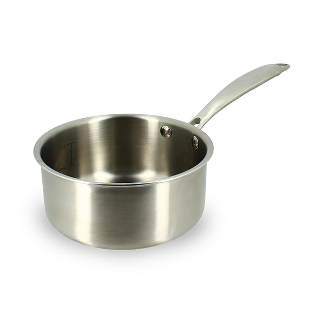 CASSEROLE TRIPLY 16CM EN ACIER INOXYDABLE FABRIQUÉE EN FRANCE – Casserole – HygiRéa