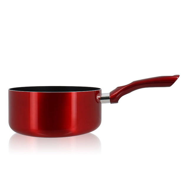 CASSEROLE ALUMINIUM 20CM CERISE COMPATIBLE INDUCTION – Casserole – HygiRéa