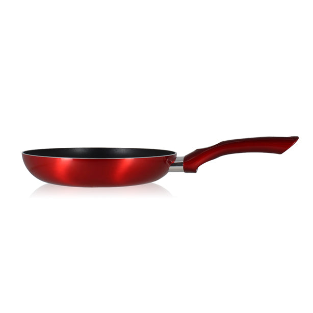 POELE CERISE 24CM EN ALUMINIUM COMPATIBLE INDUCTION – Poêle, poêlon et sauteuse – HygiRéa
